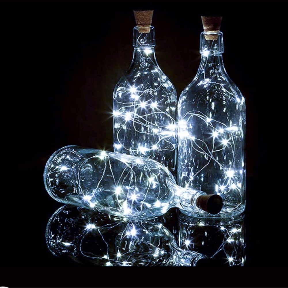 15 cork bottle led lights